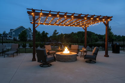 Outdoor Super Deck Redwood Pergola