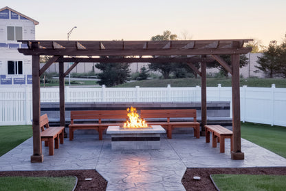 Outdoor Super Deck Redwood Pergola
