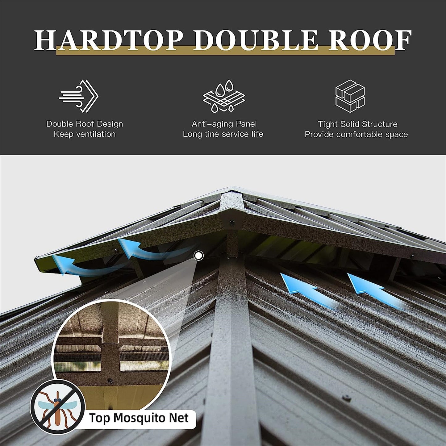 10'x12' Hardtop Gazebo