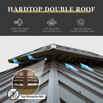 10'x12' Hardtop Gazebo