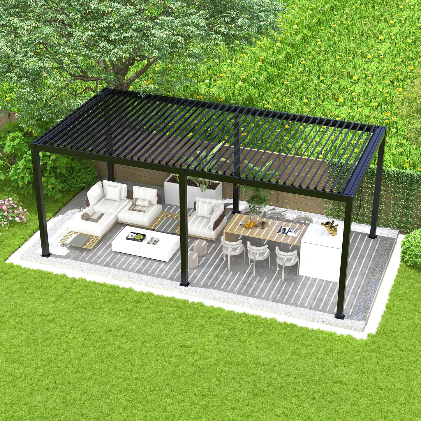 8640E Louver Pergola