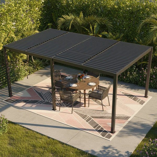 Premium Louver Pergola Aluminium Frame & Louvers