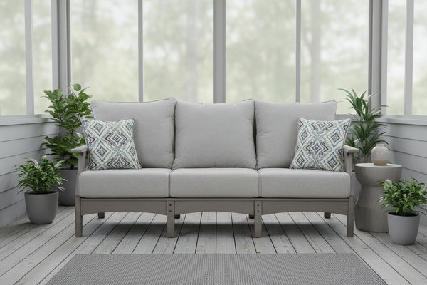 Visola - Sofa with Cushion - Gray