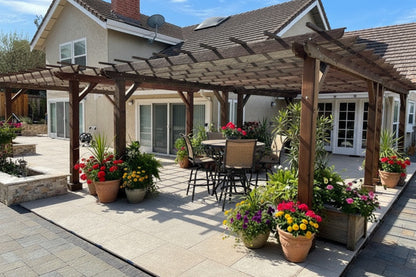 Outdoor Super Deck Redwood Pergola