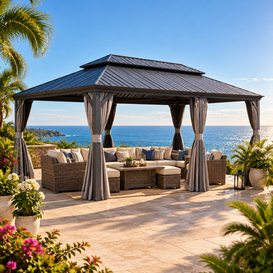 14x24FT Hardtop Gazebo