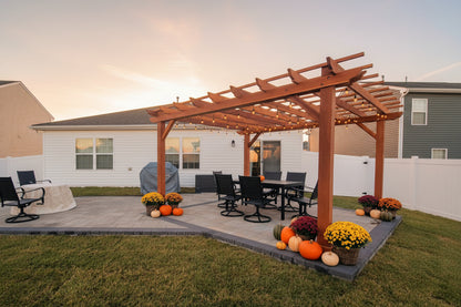 Outdoor Super Deck Redwood Pergola