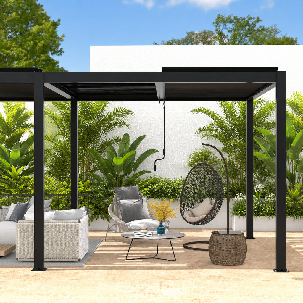 Louver Pergola Aluminium Frame & Louvers