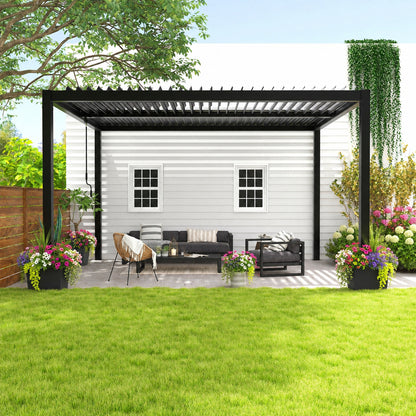Louver Pergola Aluminium Frame & Louvers