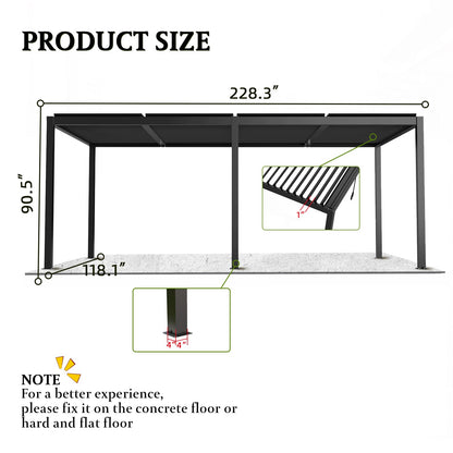 8640E Louver Pergola