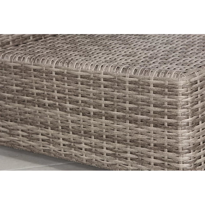Fully Assembled Wicker Patio Sofa Set for 4 with Cushions