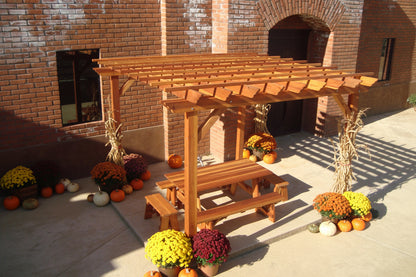 Outdoor Super Deck Redwood Pergola