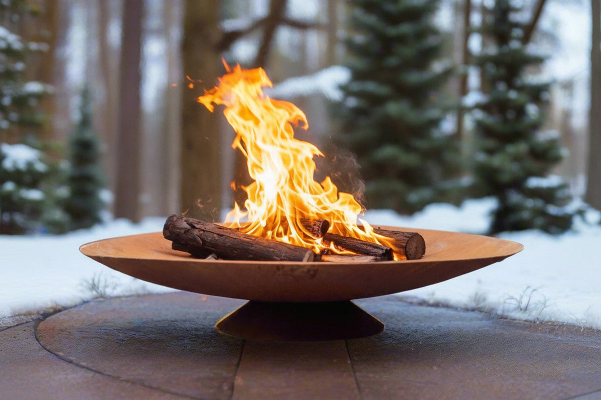 Corten Steel Fire Bowl - FREE SHIPPING