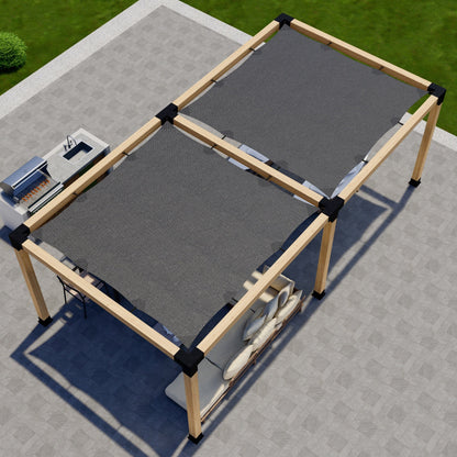 DIY Pergola Kit for a Freestanding Pergola With Canopies - Any Size Up to 24' x 12'