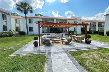 Outdoor Super Deck Redwood Pergola