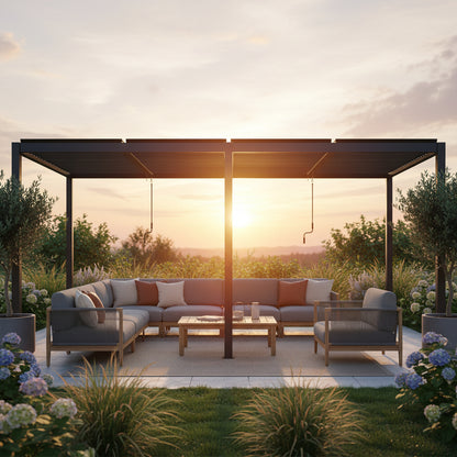 Premium Louver Pergola Aluminium Frame & Louvers