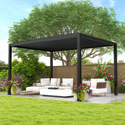 Louver Pergola Aluminium Frame & Louvers