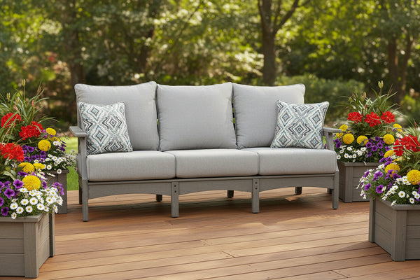 Visola - Sofa with Cushion - Gray
