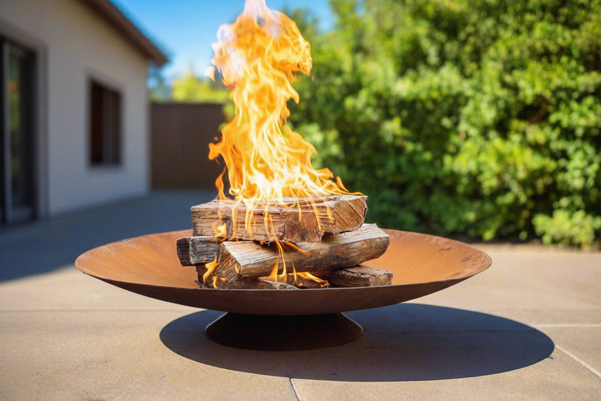 Corten Steel Fire Bowl - FREE SHIPPING