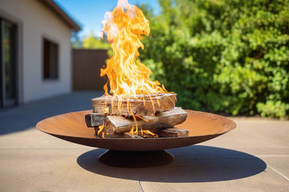 Corten Steel Fire Bowl - FREE SHIPPING