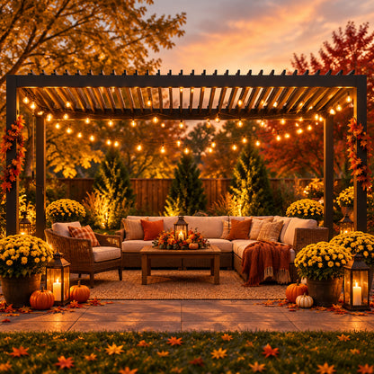Louver Pergola Aluminium Frame & Louvers