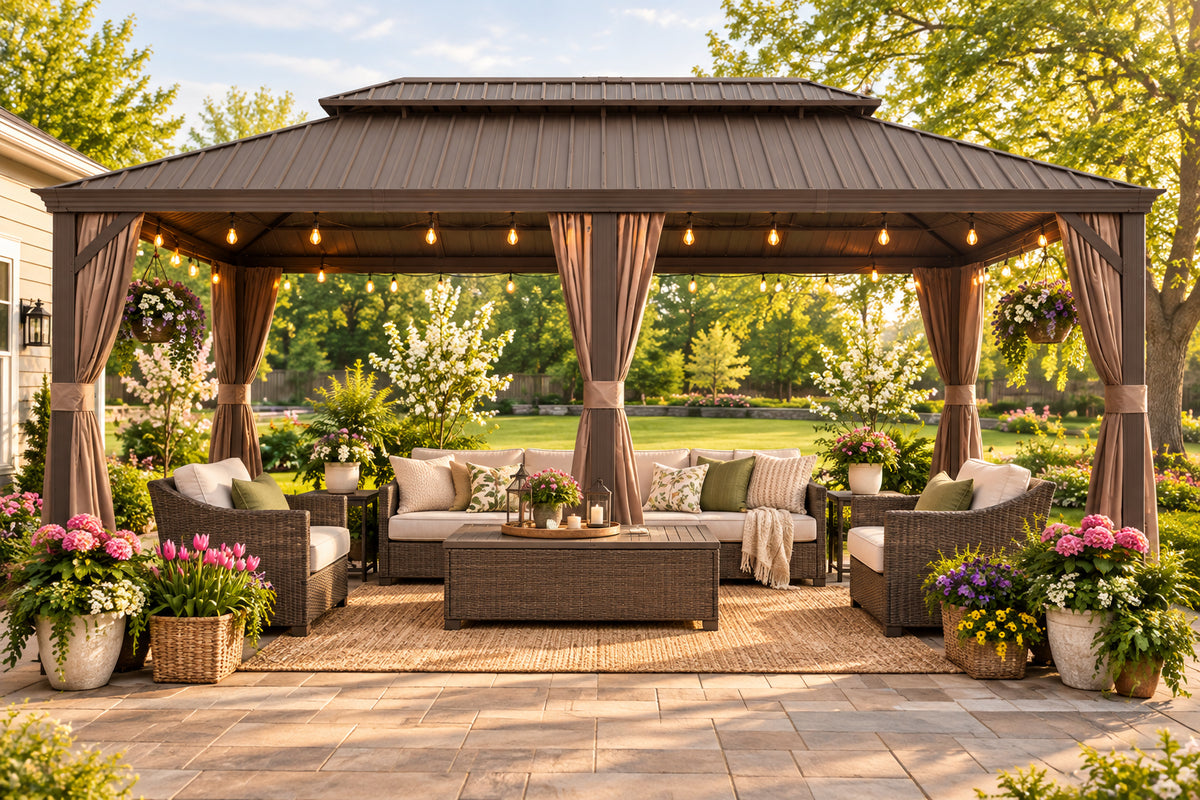14' X 24' Hardtop Gazebo
