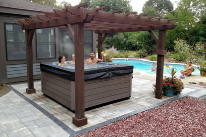 Outdoor Super Deck Redwood Pergola